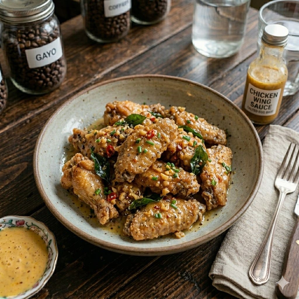 Chicken Wings dari Simetri Home Coffee Roasters
